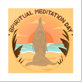 Spiritual Meditation Day Posters and Art